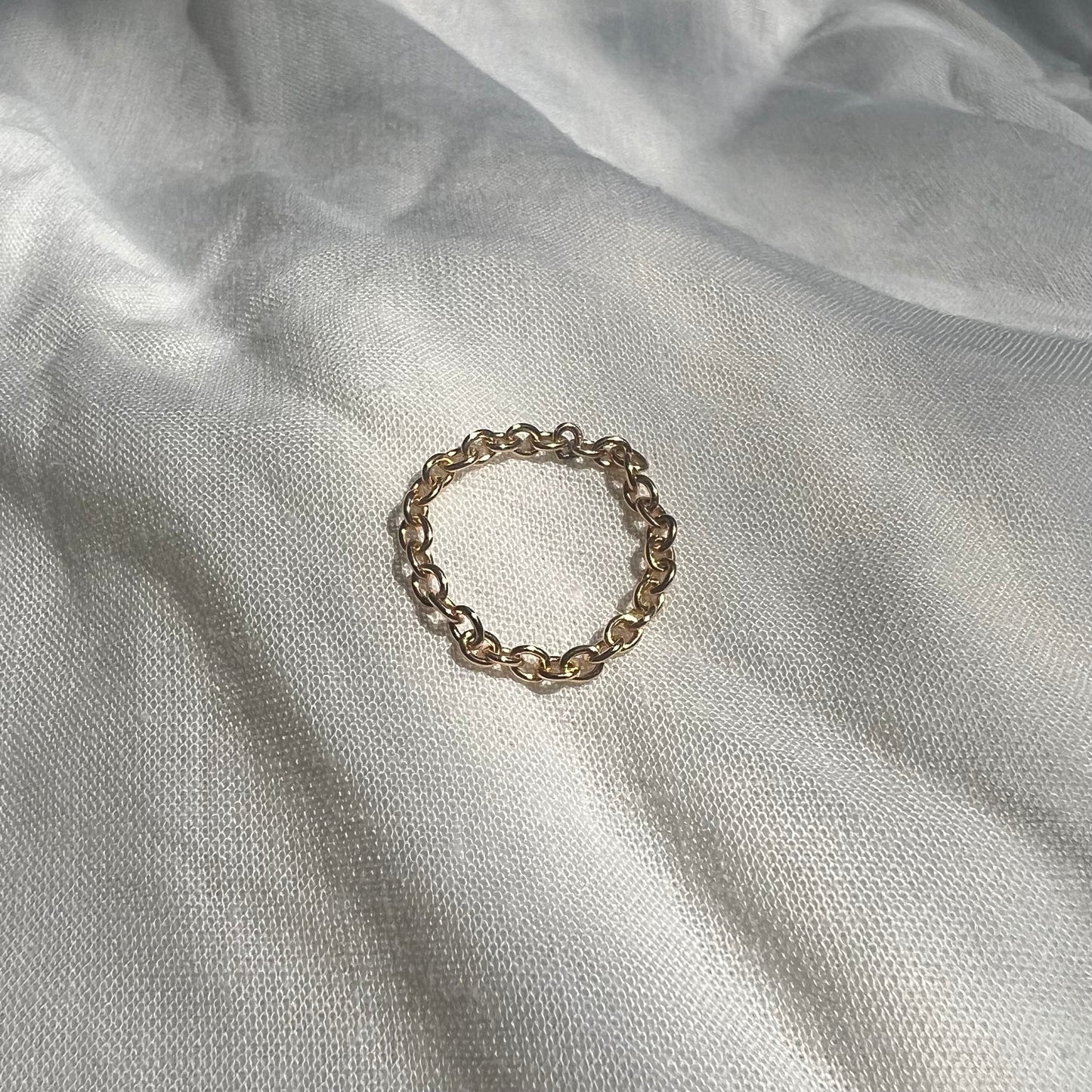 9ct Cable Chain Ring